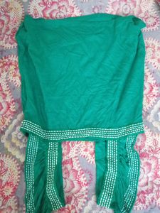Green Sleeveless Top