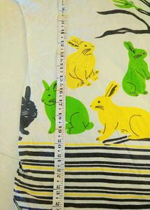 Unique Bunny &amp; Floral Print Tee