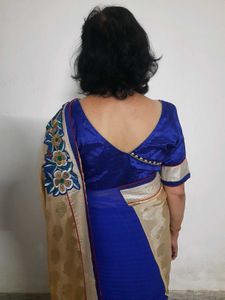 Elegant Embroidered Saree