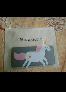 Cute Unicorn Bag And Bracelet Combo💥