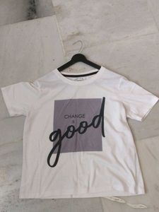 White Graphic Tee
