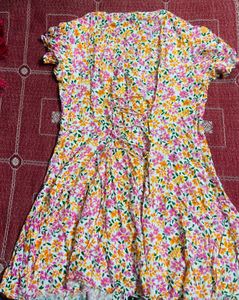 Floral Button-Down Dress