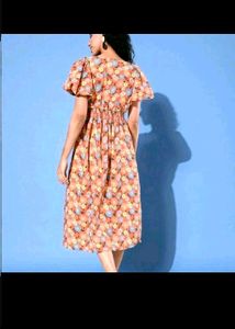 Mast and harbour printeresty Floral Print Dress
