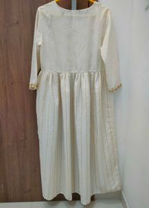 White Embroidered Kurti