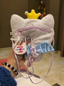 Cute Cat Plush Sling Bag