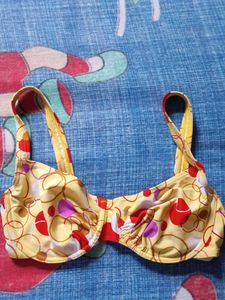Funky Patterned Bikini Top