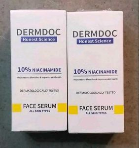 Pack Of 2 DERMDOC 10% Niacinamide Face Serum