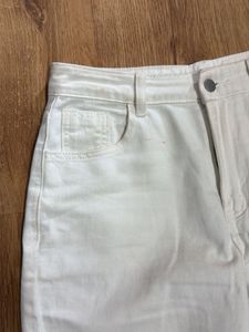 White Wide Leg Jeans
