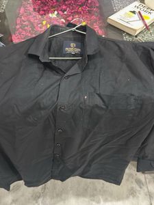 Classic Black Button-Down Shirt