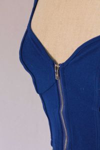 Cute Blue Crop Top