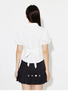 Bow White Blouse