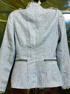 Elegant blue Grey Blazer