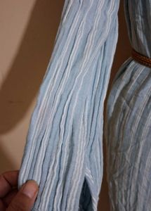 Striped Shirtdress with Belt