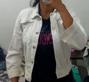 White Denim Jacket