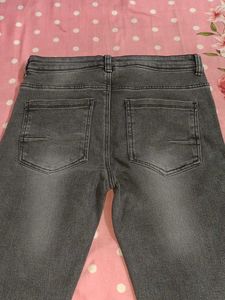 Mayoral Grey Ripped Denim Jeans