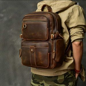 Leather Backpack - Stylish and Durable