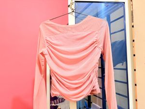 Pink Long Sleeve Top