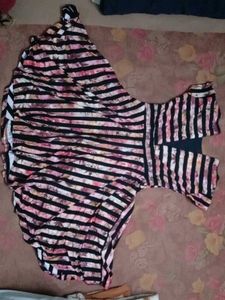 Striped Fit &amp; Flare Dress