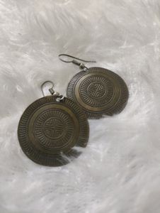 Coin Shaped Earring