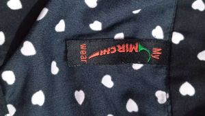 Polka Dot black sleeveless shirt