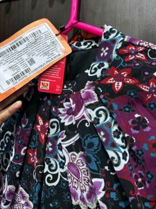 Floral Print Midi Dress Kurta