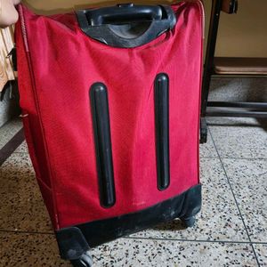 Aristocrat Red Trolley Bag