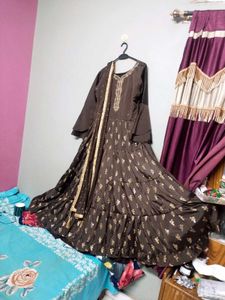 coffee brown beautifulllllll gown