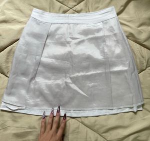 Beige Mini Skirt