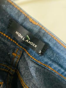 Highlander Dark Blue Slim Fit Jeans