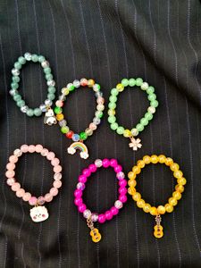 Beaded Charm Bracelet Collection