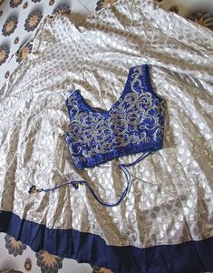 White Lehenga