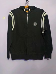 boy London Black Hoodie with Stripes