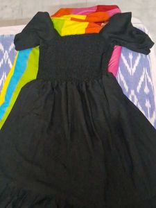 Black Dress Ajio