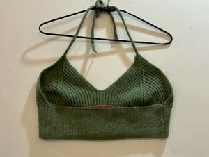 Cute Pinteresty Green Bralette Top