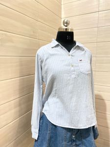 Hollister Pintresty 🌸Striped Shirt