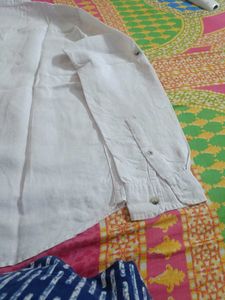 DNMX White Casual Shirt