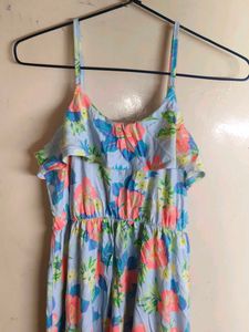Flower Mini Dress