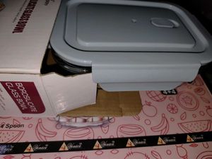 Glass Tiffin Boxed With Lids