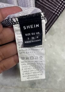 Shein Checkered Pants - Maroon And White
