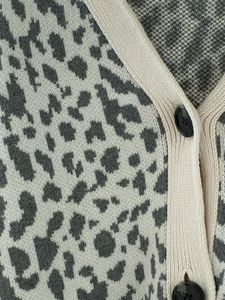 Animal Print Cardigan
