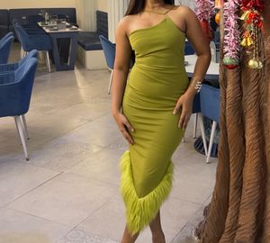 Green Fur Dress 💚