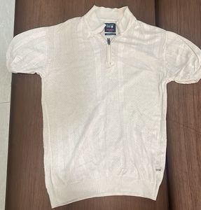 Men's Half-Zip Knit T-Shirt