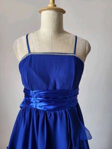 Royal Blue Ruffle Dress