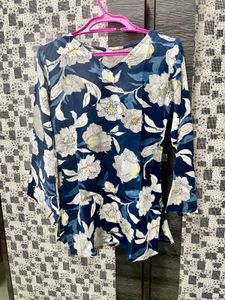 Floral Print short kurti