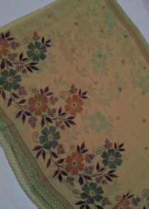 Elegant Floral Print Saree