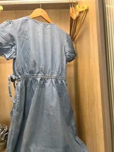 Vero Moda Denim Wrap Dress