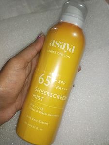 Asaya Sunscreen Spray 65+Spf Pa+++
