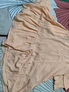 Peach Ruffled Dress