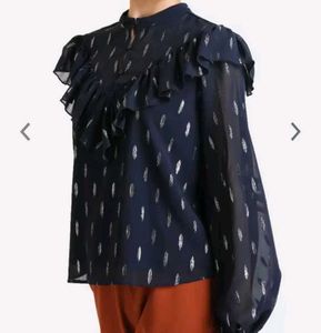 Kazo Navy Blue Top