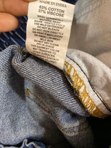 High-Waisted Denim Shorts